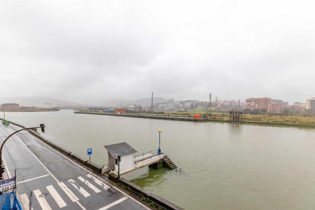 Apartamento Kuia Con Vistas Frontales A La Ria De Bilbao Cerca Del Metro Erandio Ngoại thất bức ảnh